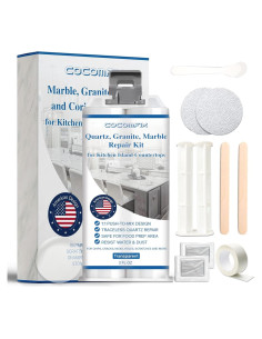 Kit de Reparación de Granito Cocomfix 59ml - Sin Rastro, Transparente