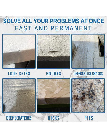 Kit de Reparación de Granito Cocomfix 59ml - Sin Rastro, Transparente