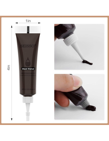 Kit de Reparación de Muebles SEISSO - 12 Colores Relleno de Madera