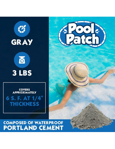 Kit de Adhesivo para Azulejos de Piscina Pool Patch 1.36 kg - Secado Rápido