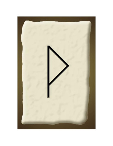 Cartas de Aprendizaje de Runas Futhark Living Magick 24 Tarjetas