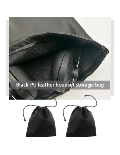 Bolsa de Almacenamiento para Auriculares ECSiNG 2 Piezas 22x20cm 2