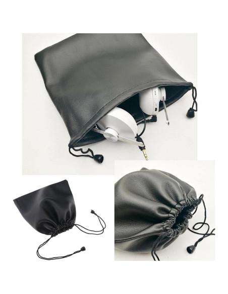 Bolsa de Almacenamiento para Auriculares ECSiNG 2 Piezas 22x20cm