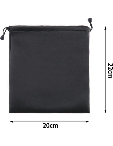Bolsa de Almacenamiento para Auriculares ECSiNG 2 Piezas 22x20cm