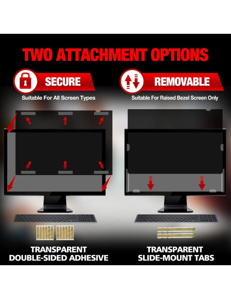 Filtro de Pantalla de Privacidad Izmapaic 24" 16:9 Antirreflejo