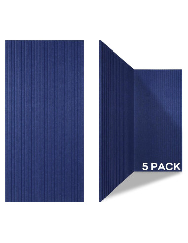 Paneles Acústicos 5 Pack EVENRISING 120x60 cm Azul Marino