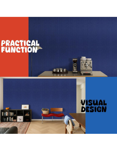 Paneles Acústicos 5 Pack EVENRISING 120x60 cm Azul Marino