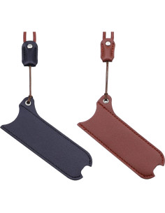 Funda de cuero PU con cordón para J-U-L y otros - 2 Pack 2