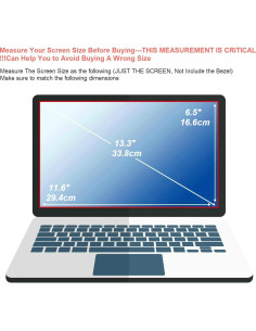 Protector de Pantalla de Vidrio F FORITO 13.3" 16:9 + Paño 2