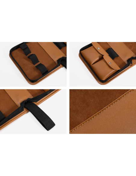 Estuche de Glucosa SHBC de Cuero PU Ecológico con Bolsillos