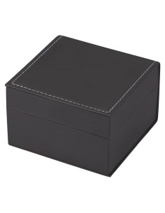 Caja de Reloj Individual de Lujo LETURE Negra con Almohadilla