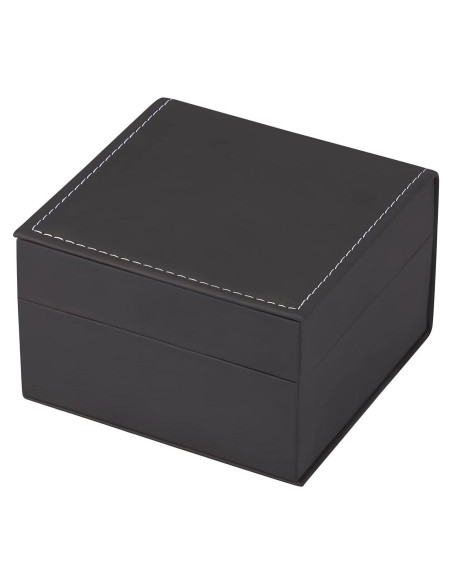 Caja de Reloj Individual de Lujo LETURE Negra con Almohadilla