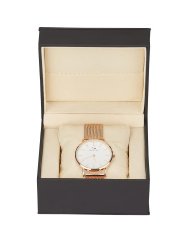 Caja de Reloj Individual de Lujo LETURE Negra con Almohadilla