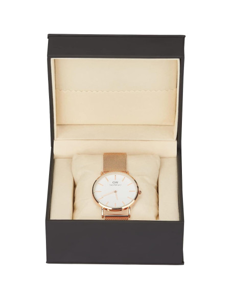 Caja de Reloj Individual de Lujo LETURE Negra con Almohadilla