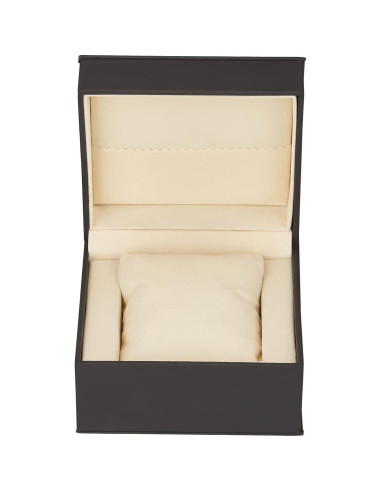 Caja de Reloj Individual de Lujo LETURE Negra con Almohadilla
