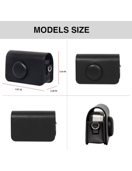 Funda de Cámara CAIYOULE para KODAK EKTAR H35 - Negra