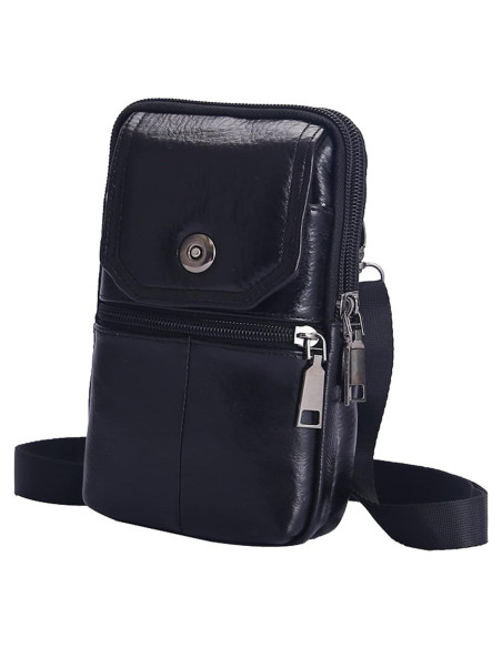 Estuche de cuero YIUMLMN para cigarrillos y encendedor - Vintage