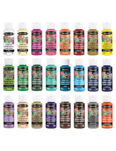 Juego de Pintura Acrílica DecoArt Crafter's 24 Colores 1419 ml