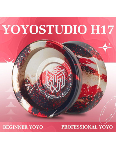 Yoyo Profesional YOYOSTUDIO Doble Función 5.08 cm Metal