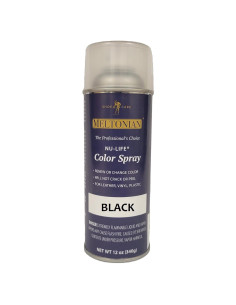 Pintura en aerosol Meltonian NU-LIFE 340g Negro para cuero y plástico