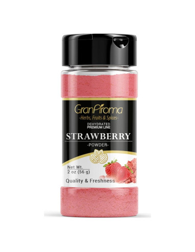 Polvo de Fruta de Fresa GranAroma 56.7g - Ideal para Batidos y Postres