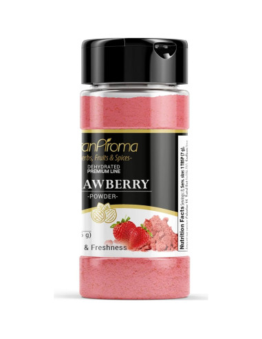Polvo de Fruta de Fresa GranAroma 56.7g - Ideal para Batidos y Postres