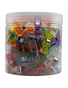 Pinzas de Coser OZXTYO 100 Pcs Multicolor para Tela