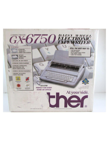 Máquina de Escribir Eléctrica Brother GX-6750 Portátil