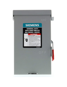 Interruptor de Seguridad Siemens LNF222RA 60A 240V Compacto 2