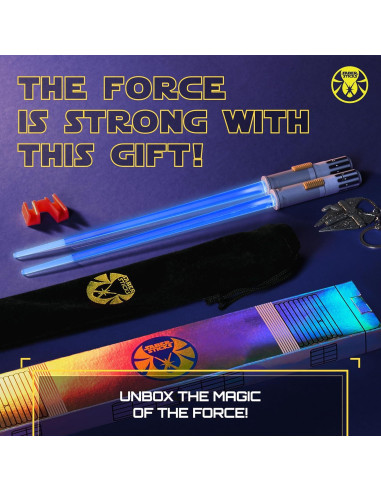 Palillos de Sable de Luz LED Sabersticks 1 Par Azul