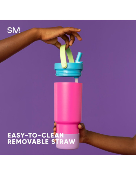 Botella de Agua Simple Modern 24oz Riptide con Mango