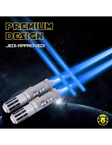 Palillos de Sable de Luz LED Sabersticks 1 Par Azul