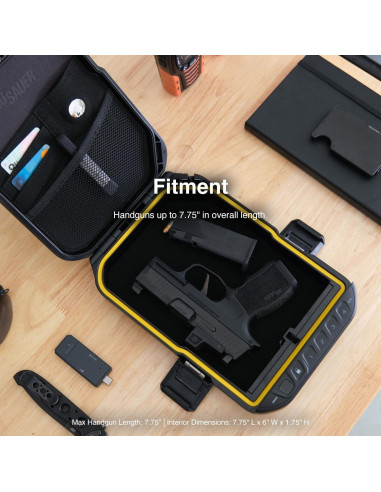 Caja de Viaje Segura VAULTEK Edición SIG SAUER LifePod 29x22cm