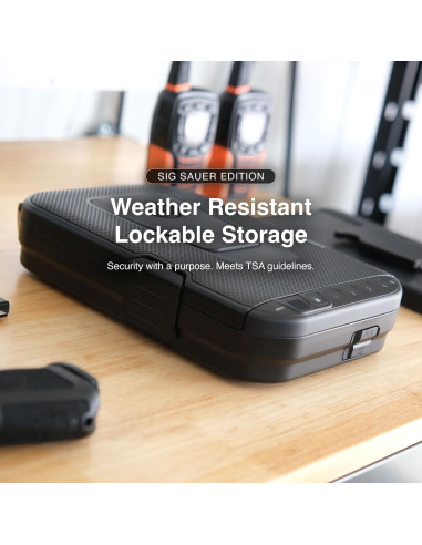 Caja de Viaje Segura VAULTEK Edición SIG SAUER LifePod 29x22cm