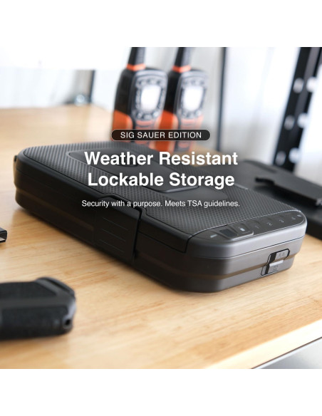 Caja de Viaje Segura VAULTEK Edición SIG SAUER LifePod 29x22cm