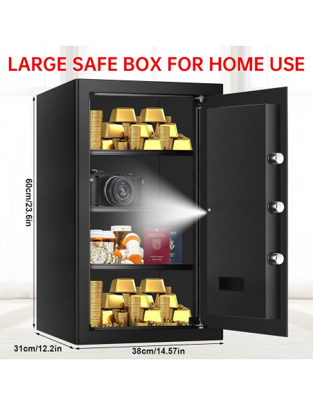 Caja Fuerte Digital EVSUVSRT 5 Pies Cúbicos Antirrobo