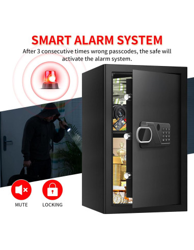 Caja Fuerte Digital EVSUVSRT 5 Pies Cúbicos Antirrobo