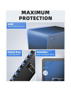 Caja Fuerte DAYI D-60, 3 Pies Cúbicos, Digital, Alarma 2