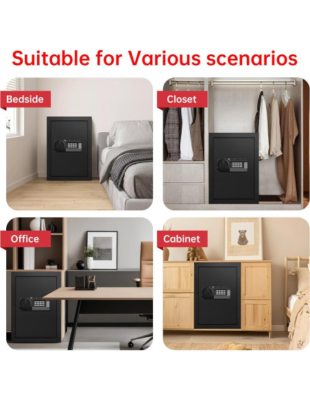 Caja Fuerte a Prueba de Fuego y Agua VIDXCVIT 5 Pies Cúbicos