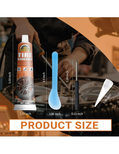 Kit de Pegamento para Neumáticos ROFPM TireGlue-A001 100 ml