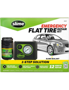 Kit de Emergencia Slime 50138 para Reparación de Neumáticos 2