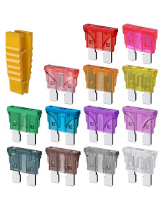 Kit de 130 Fusibles de Cuchilla SIM&NAT 1A a 40A Automotrices 2
