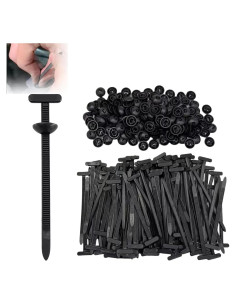 100 Clips de Retención Automotrices LZECJ - Nylon Universal
