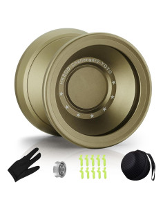 Yoyo Profesional HKSOD Verde Militar para Niños y Adultos