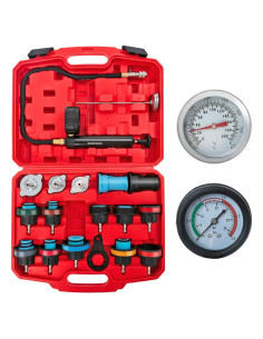 Kit de Probador de Presión de Refrigerante SIXIWANZI 18 Piezas