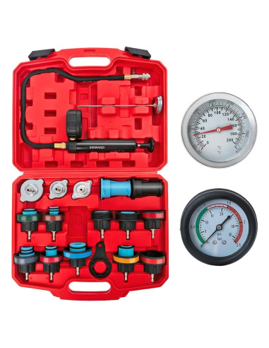 Kit de Probador de Presión de Refrigerante SIXIWANZI 18 Piezas