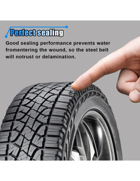 Kit de Reparación de Neumáticos 60PCS BDZMC con Destornillador