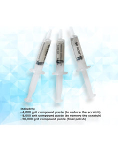Kit de Reparación de Rayones ProofTech para Pantallas - 3 Compuestos de Pulido 2