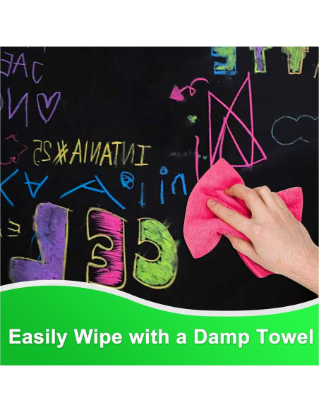 Marcadores de Tiza Líquida YullTaiy Set de 8 Colores 1mm