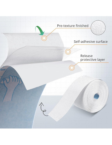 Cinta de Grietas Autoadhesiva Innconee 3.81 cm x 9.75 m Blanca